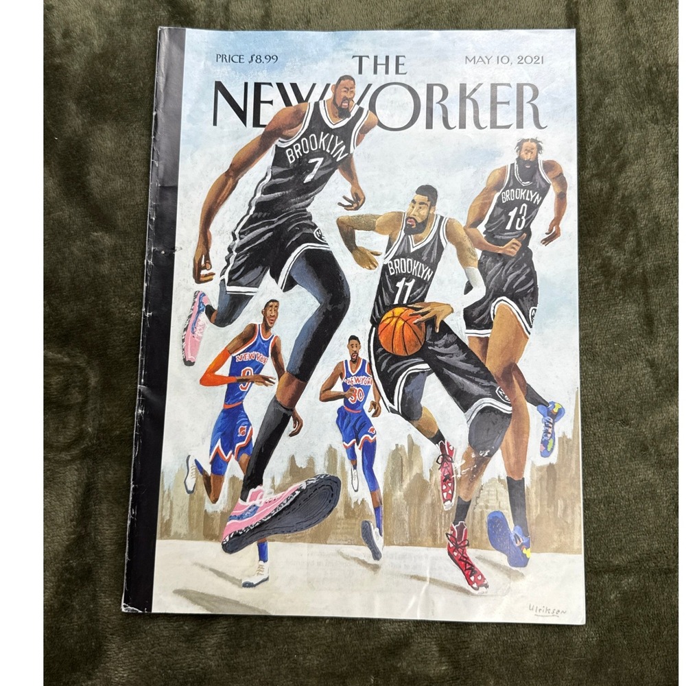 The New Yorker‎ Magazine May 10 2021 Brooklyn Nets KD Kyrie Harden Rolex Ad